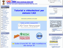 Tablet Screenshot of cad-tutor.com